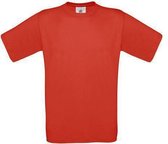 B&C Exact 150 Heren T-shirt Red Maat M (onbedrukt - 5 stuks)
