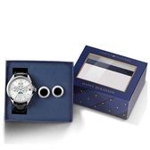 Tommy Hilfiger TH1770014 Horloge - Leer - Zwart - 42 mm