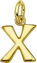 The Jewelry Collection Bedel Letter X - Goud