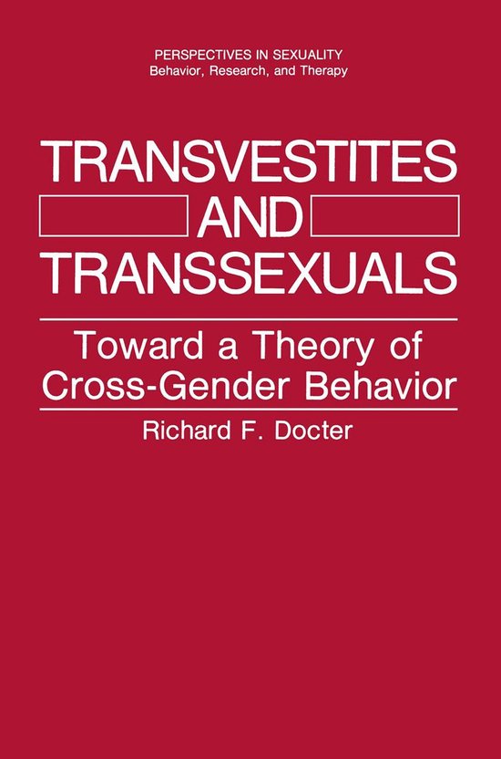 Perspectives in Sexuality - Transvestites and Transsexuals - cover