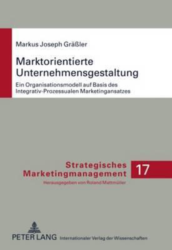 Marktorientierte Unternehmensgestaltung - cover