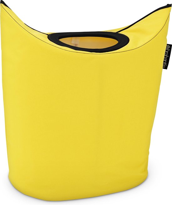 Bezienswaardigheden bekijken Productiecentrum luister Brabantia Wasmand Wastas - Ovaal - 50 liter - Lemon Yellow | bol.com