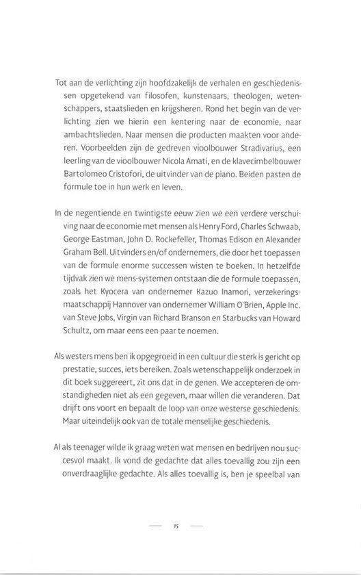 Tekstpagina met uitleg over verlichting, economie en ondernemers.