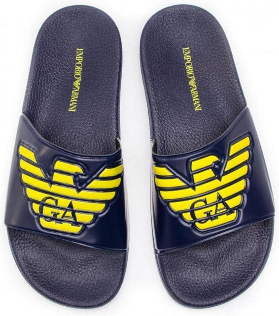 EA7 Emporio Armani heren slippers - zwart-40 | bol.com