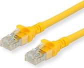 ROLINE Cat.6 S/FTP netwerkkabel geel 7,5m