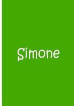 Simone - Lime Green Personalized / Custom Notebook - An Ethi Pike Collectible