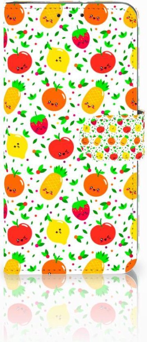 Book Case voor Motorola Moto G7 Power Book Cover Fruits