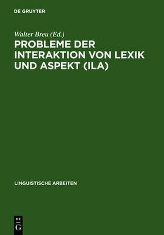 Probleme der Interaktion von Lexik und Aspekt (ILA) - cover