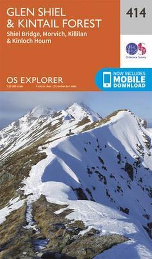 EXP 414 Glan Shiel & Kintail Forest - cover