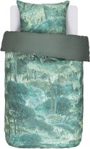 Essenza Tyas Dekbedovertrek - Eenpersoons - 140x200/220 cm - Green