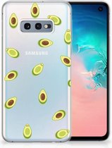 Geschikt voor Samsung Galaxy S10e Uniek TPU Hoesje Avocado