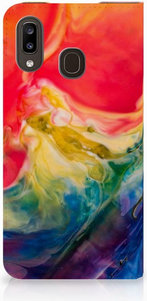Bookcase Samsung Galaxy A30 Watercolor Dark