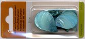 Parelmoer Druppel Ornament - Turquoise - 3 doosjes x 5Stuks