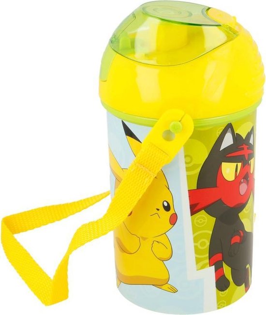 Onbelangrijk lezing Aanpassen Pokemon pop up drinkbeker met draagriem | bol.com
