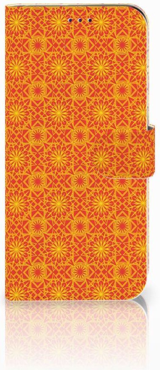 Samsung Galaxy A50 Telefoon Hoesje Batik Oranje