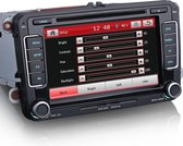 Radio RNS 510 look adaptée pour vw navigation bluetooth usb siège Volkswagen skoda incl caméra de recul gratuite