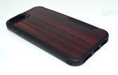 Yesido - Hard Back Cover voor Apple iPhone 6 Plus / iPhone 6S Plus / iPhone 7 Plus / iPhone 8 Plus - Houtmotief Rood