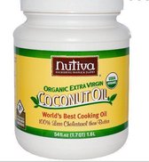 Nutiva Voedingssupplementen Biologische Extra Virgin Kokosolie (1.6 L) - Nutiva