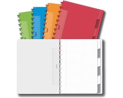 Adoc schrift Colorlines - 1 stuk - A4-formaat (21 x 297 cm) - Commercieel geruit