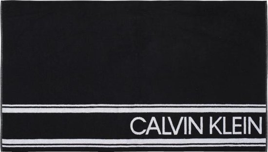 Calvin Klein Badlaken Zwart -One size fits all | bol.com