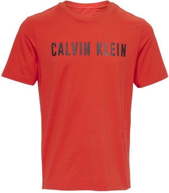 Calvin Klein heren t-shirt - Logo rood-XL | bol.com