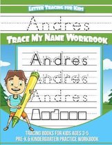 Andres Letter Tracing for Kids Trace My Name Workbook