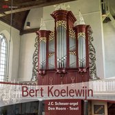 Bert Koelewijn bespeelt het J.C. Scheuer-orgel van de Hervormde Kerk te Den Hoorn, Texel
