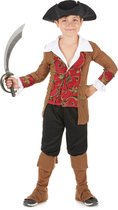 LUCIDA - Piraten outfit voor kinderen - M 122/128 (7-9 jaar)