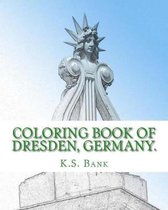 Coloring Book of Dresden, Germany.