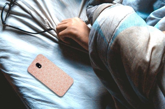 Samsung Galaxy J3 2017 TPU bumper Pattern Orange