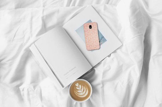 Samsung Galaxy J3 2017 TPU bumper Pattern Orange