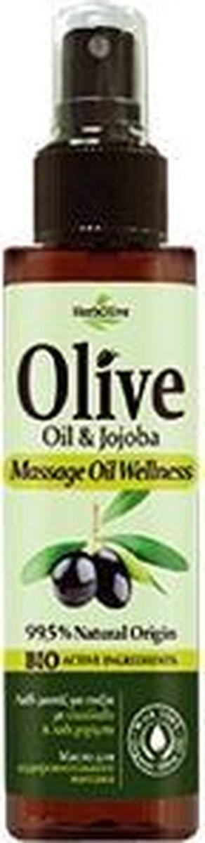Goedkoopste HerbOlive Massage Olie Wellness Olijfolie & Jojaba 150ml