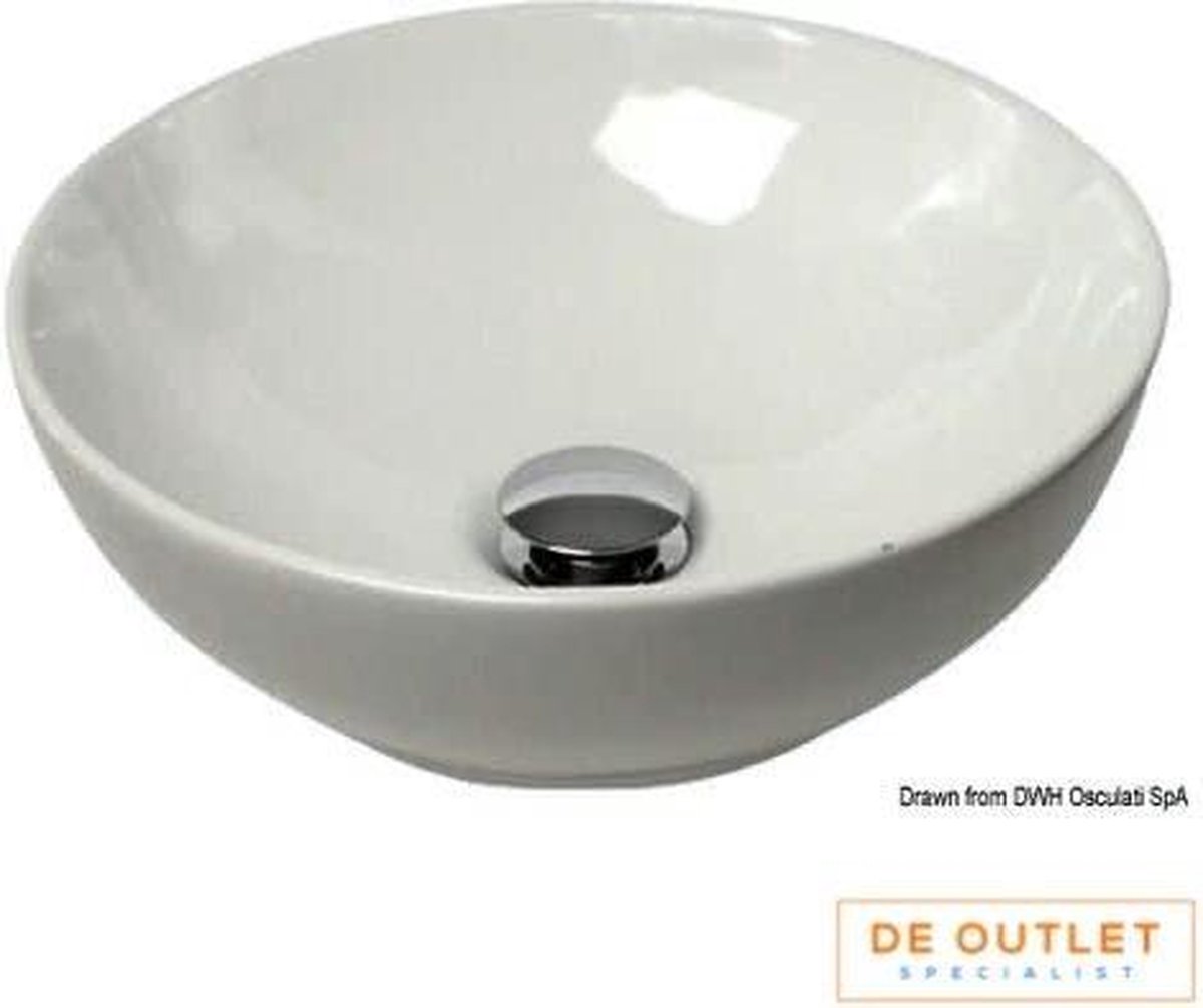 Ceramische ronde wasbak 410 mm 50.188.99