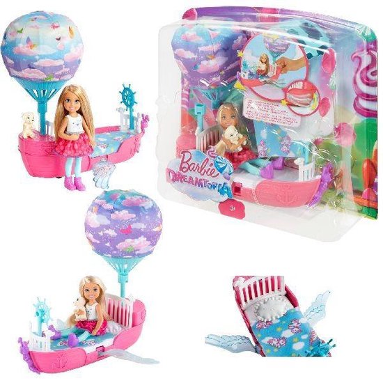 Barbie Dreamtopia Chelsea's Magische Droomboot | bol.com