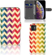 Geschikt voor iPhone 11 Telefoon Hoesje Zigzag Color