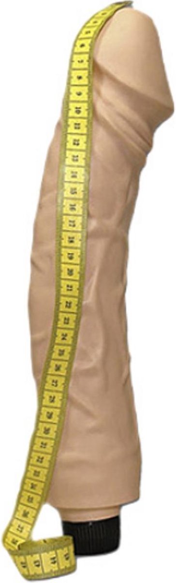 Goedkoopste You2Toys – Giant Lover XXL Vibrator met Aders en Verdikte Eikel – 33 cm – beigeig