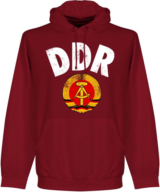 DDR Hoodie - Bordeaux Rood - L