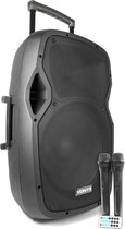 Vonyx AP1500PA 800W actieve mobiele speaker 15 met ingebouwde accu