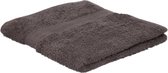 Voordelige handdoek grijs 50 x 100 cm 420 grams - Badkamer textiel badhanddoeken