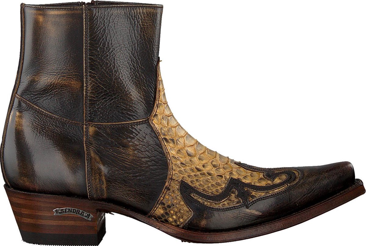 | Sendra Heren Laarzen 9918 Bruin Maat 43 Sendra 9918 blauwe heren laarzen Schoenen Winkel