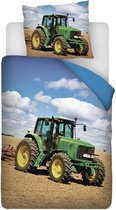 Snoozing Farm Flanel - Dekbedovertrek - Junior - 120x150 cm + 1 kussensloop 60x70 cm - Multi kleur