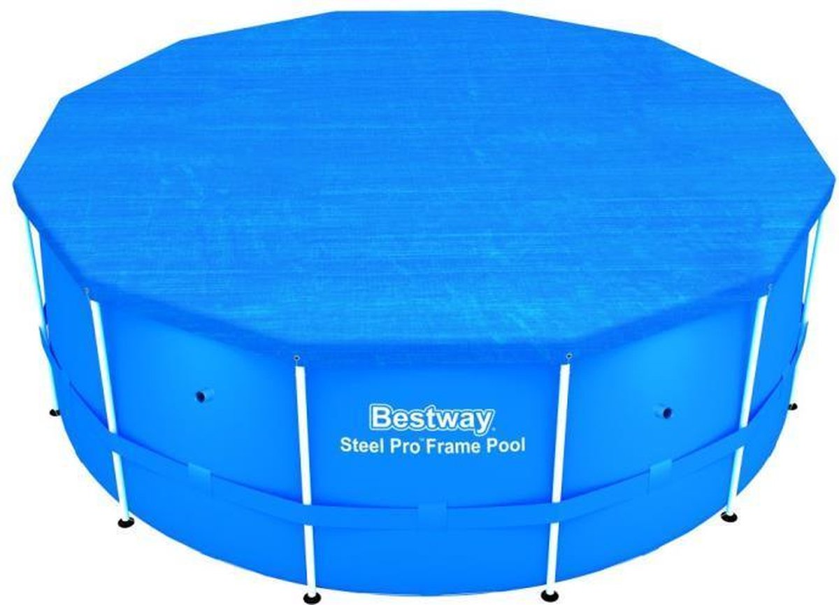 keuken Fragiel begrijpen Bestway Pool Cover Steel Pro - Zwembad afdekzeil | bol.com