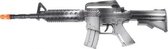 Zwart automatisch speelgoed geweer 46 cm voor jongens - Speelgoedwapens - Geweren/pistolen - Legertje spelen