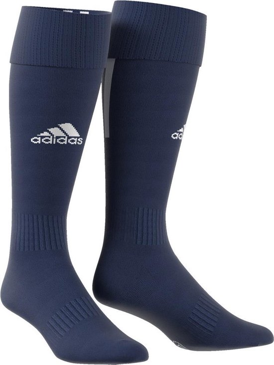 Chaussettes de sport adidas Santos 18 - Taille 46 - Unisexe - bleu foncé / blanc