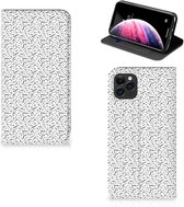 iPhone 11 Pro Max Hoesje met Magneet Stripes Dots