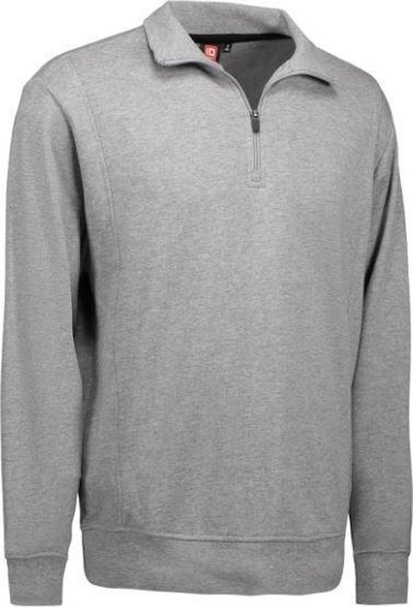ID-Line 0603 Zip Sweater GrijsmelangeM