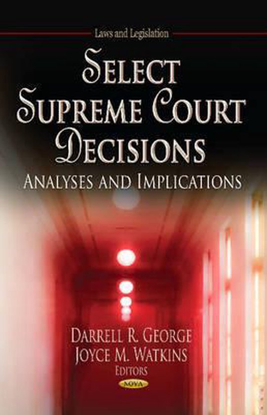Select Supreme Court Decisions 9781622574445 Darrell R.
