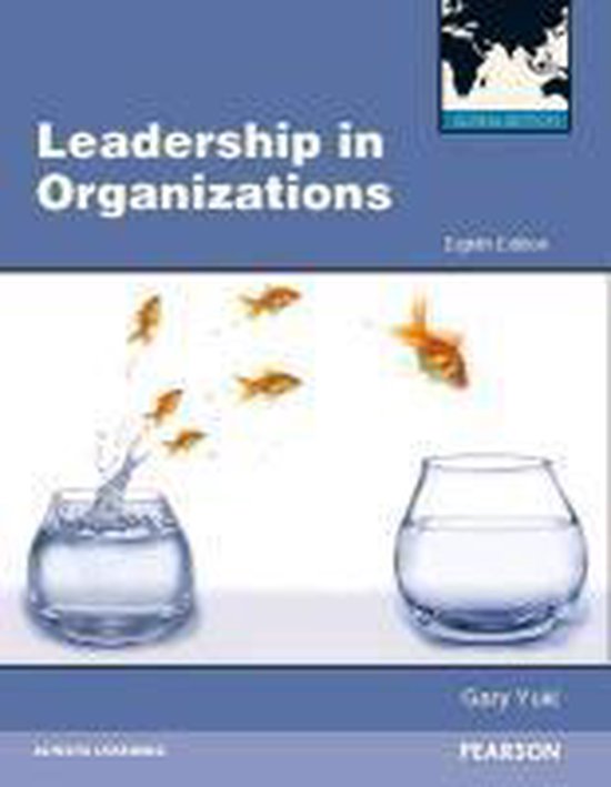 Leadership In Organizations Global Ed - cover