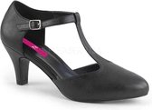 Pleaser Pink Label Pumps -41 Shoes- DIVINE-415 Paaldans schoenen Zwart