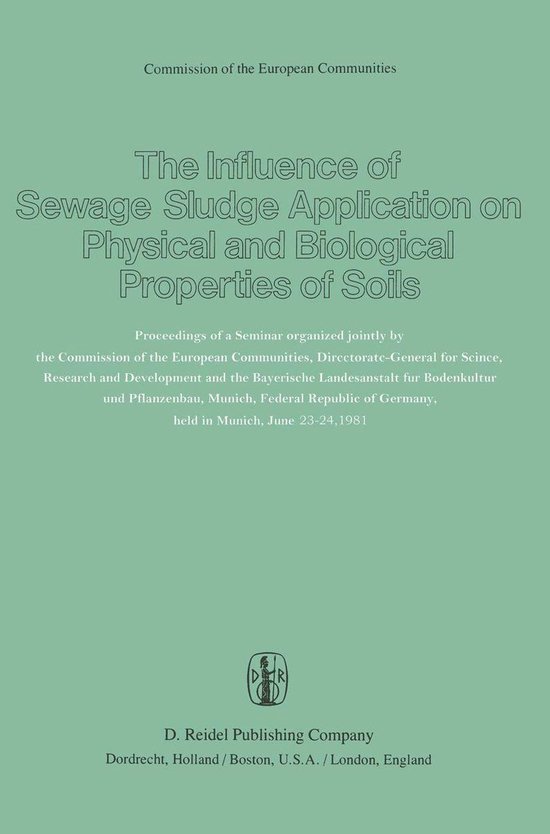 The Influence of Sewage Sludge Application on Physical and B ... - cover
